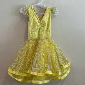 Yellow Dance Dress Size S